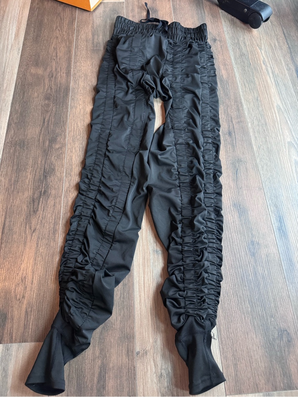 Agogie Ruched Black Resistance Leggings -m